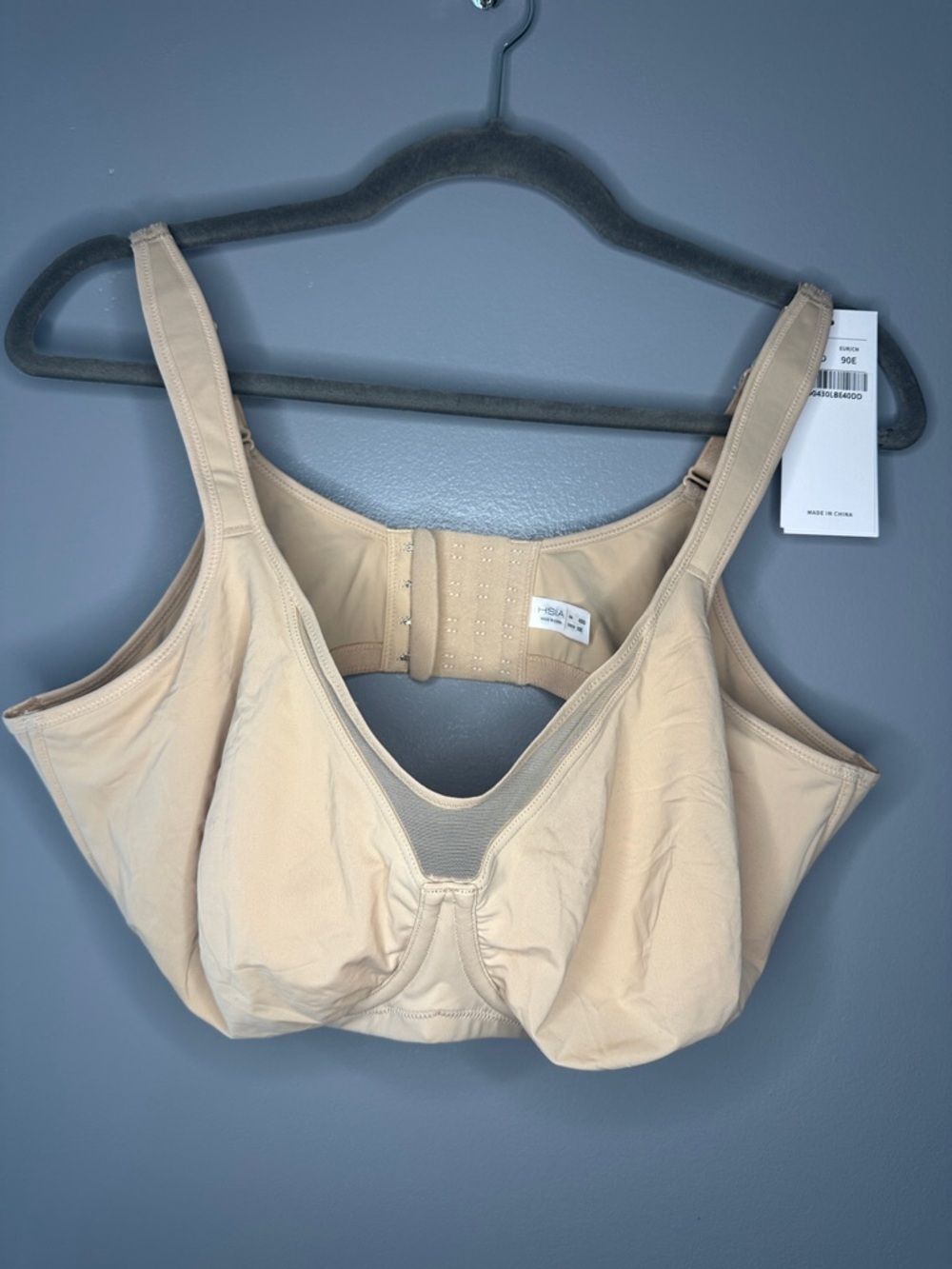 HSIA 40DD Bra New With Tags Supportive Lace Comfort Full Coverage Bra NWT